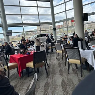 View inside Lexus club