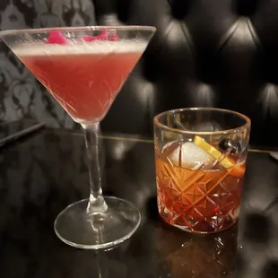 French Martini and Old Fashion