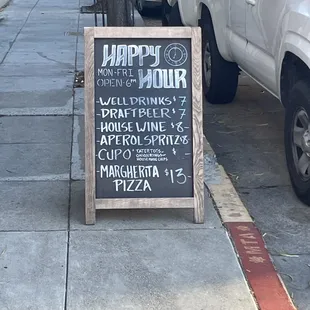 HAPPY HOUR! M-F open-6pm