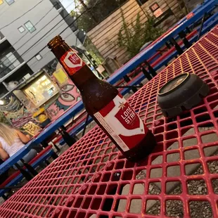 This is the bar area which is far enough away from the person at the door to have a good time.