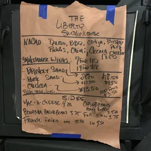 a sign on the back of a truck