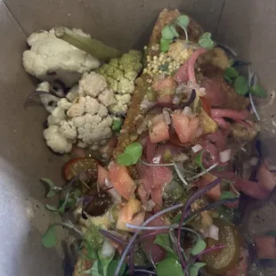 Brisket Empanada with pickled veggies