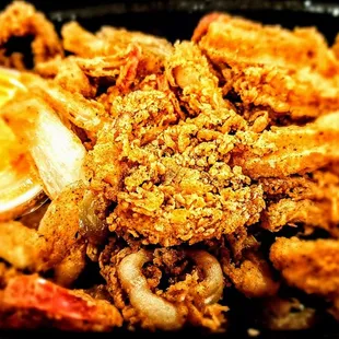Calamari Fritti: fennel, Fresno chilies, lemon, spicy Calabrian aioli. $17.00