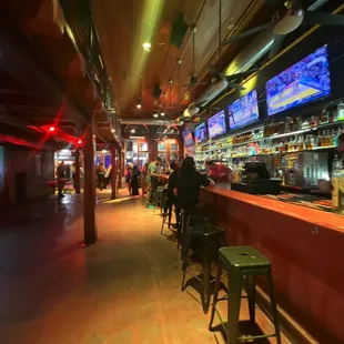 people sitting at the bar