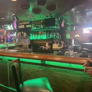 a man sitting at the bar