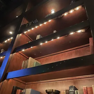 Library shelves
