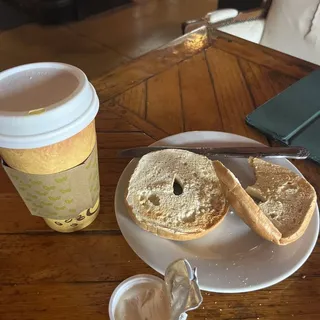 Plain Bagel with Cream Cheese