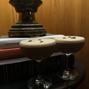 Espresso martini with cognac and amaretto