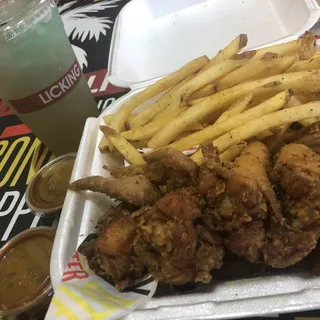 Chicken Wings & Fries