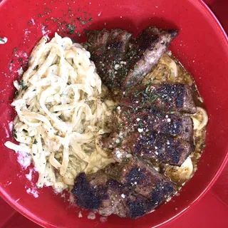Steak Alfredo