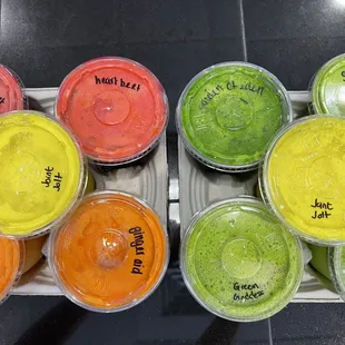 Their fresh pressed juices