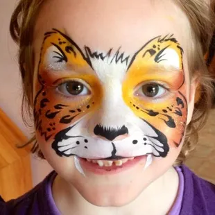 Jaguar face painting