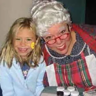 Mrs. /Claus face painting
