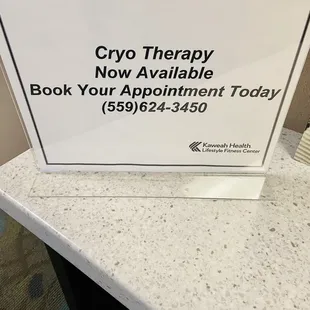 Cryo available.
