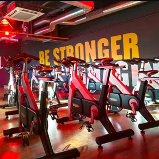 Looking forward to spin class..
