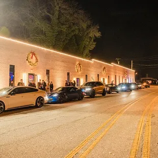 Holiday Party At The Light Building with valet parking.