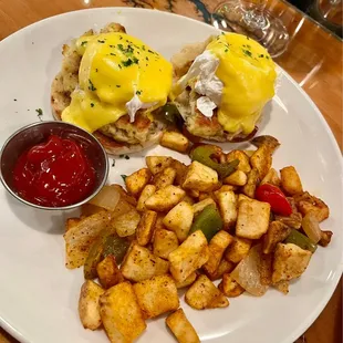 Crab cake Benedict