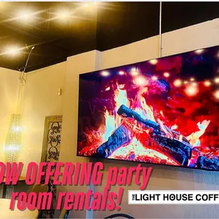 We now offer an event space for rent!