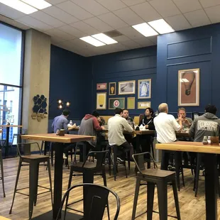 More interior seating