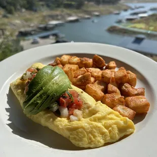 Build your own omelette. Yum!