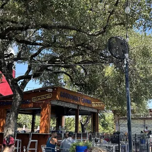 Outside seating