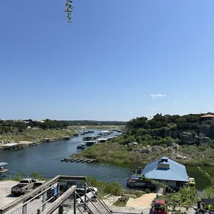 View from patio - part of Lake Travis
