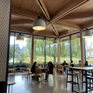 Part of the seating area