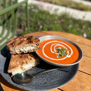 Grilled Cheese & Tomato Soup