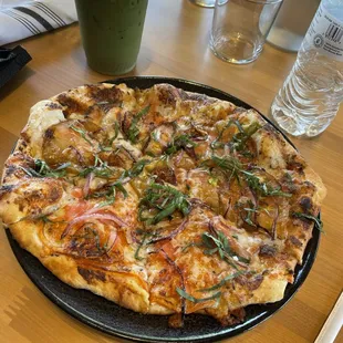 Heirloom Tomato Basil Pizza