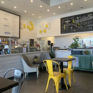 Lots of seating and overall cool vibe