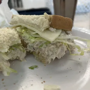 Tuna salad sandwich