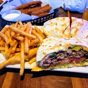 Quesadilla Burger w/ Fries