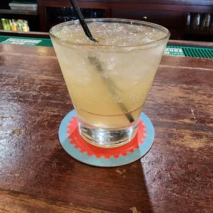 Bourbon + ginger beer