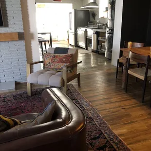 View into the beautiful kitchen.