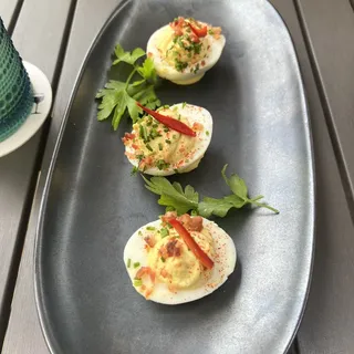 Bourbon Deviled Eggs