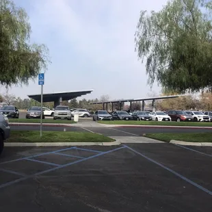 New solar in parking lot