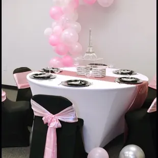 Paris themed baby shower