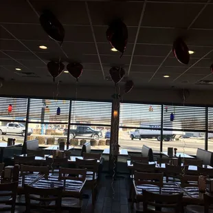the inside of a restaurant