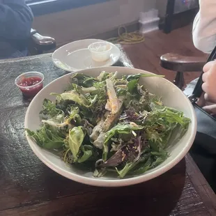 Side Salad with Grilled Chicken