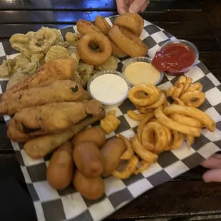 Fried 5 appetizer