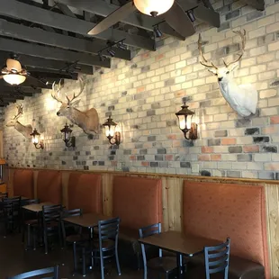 the interior of a restaurant