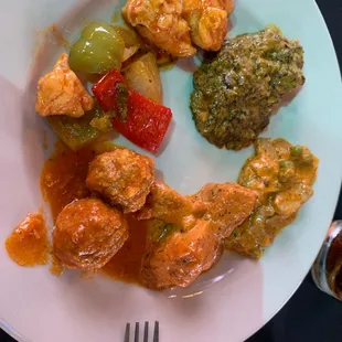 Meatballs  Paneer Pakoras Chicken Vindaloo