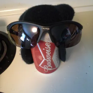 a teddy bear wearing sunglasses