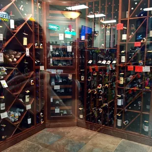 many bottles of wine in it