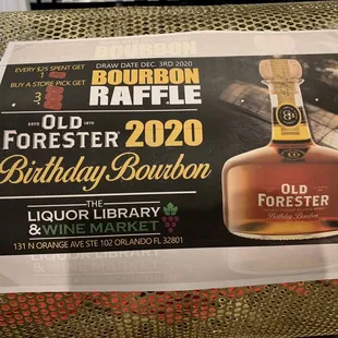 a bottle of bourbon