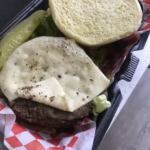 Actual burger