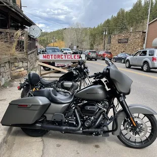 Motorcycle parking for my HOG!