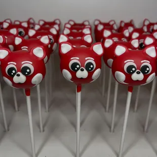 #2025 #glutenfree #cakepops #turningred #bayarea