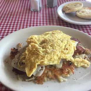Corned beef hash skillet! Really good!