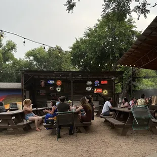 Some of the outdoor area